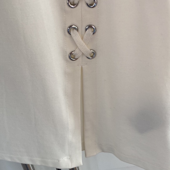 NWT Lauren Ralph Lauren Sleeveless Tunic with Side Lacing and Slit Size S - Picture 3 of 7